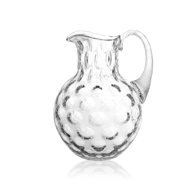 Džbán Kugel Crystal s oválnými důlky na bílém pozadí