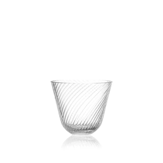 Střední mísa Linea Crystal na bílém pozadí